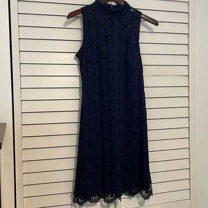 Navy blue cocktail dress